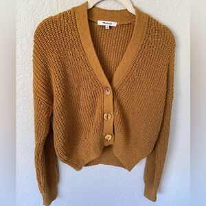 Madewell 100% Cotton Brown Cardigan XS